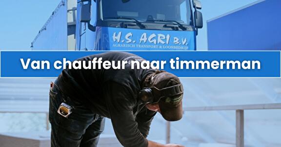 van chauffeur naar timmerman, carrière switch.